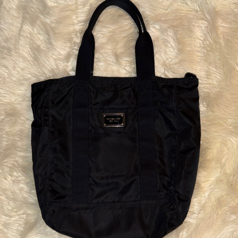 Michael Kors Black Nylon Tote